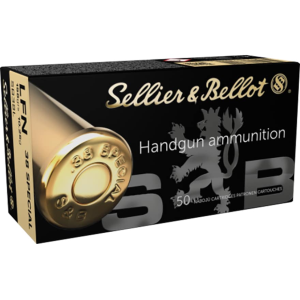 Sellier & Bellot 38 Special Ammo 158 Grain Flat Nose Box of 50