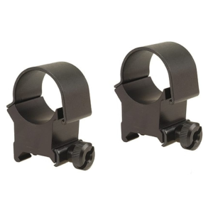 Weaver Top Mount Weaver 1" Scope Rings Matte Black Extra-High