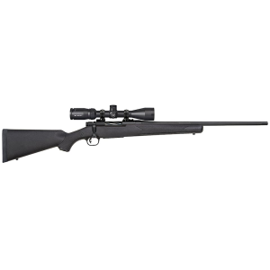 Mossberg Patriot Bolt Action Rifle 6.5 Creedmoor 22" Fluted Blued Barrel Blued Frame Black Straight Grip Stock with Vortex Crossfire II Scope