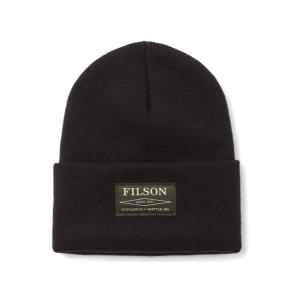 Filson Mens Ballard Watch Cap Black - Filson