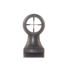 KNS Dovetail Hooded Front Sight 0.525" High Duplex Reticle