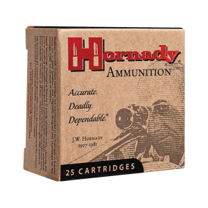 Hornady Custom 25 ACP Ammo 35 Grain Hornady XTP Jacketed Hollow Point Box of 25