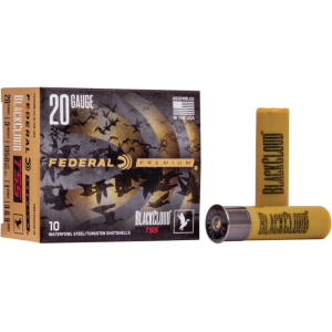 Federal Premium Black Cloud TSS Waterfowl 20 Gauge Ammo 3" #3 and #9 Steel and Tungsten Shot 1-1/4 oz Case of 100 (10 Boxes of 10) - Federal Premium