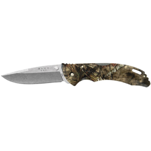 Buck Knives 286 Bantam BHW Pocket Knife 3.625" Drop Point 420HC Stainless Tumble Blade Glass Filled Nylon Handle Camo