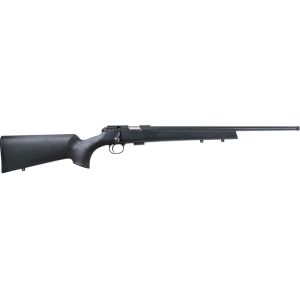 CZ 457 American Bolt Action Rifle 22 Winchester Magnum Rimfire (WMR) 20.5" Black Threaded Barrel Black Frame Black Field Stock