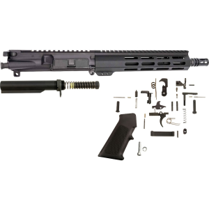 AR-STONER AR-15 Pistol Build Kit with Upper Receiver Assembly 5.56x45mm NATO 10.3" Barrel M-LOK Handguard, Complete Lower Receiver Parts Kit