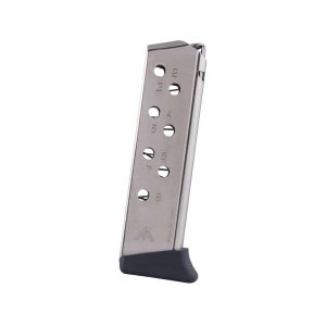 Mec-Gar Magazine for Walther PP 32 ACP 8-Round with Finger Rest Floor Plate Steel Nickel