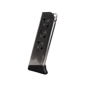 Mec-Gar Magazine for Walther PPK/S 380 ACP 7-Round Steel Nickel Plated with Finger Rest