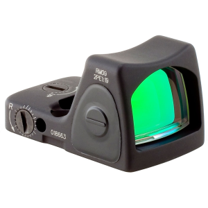 Trijicon RMR Type 2 Reflex Red Dot Sight Adjustable LED 1 MOA Red Dot Matte Black