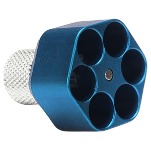 Lyman Competition Revolver Speedloader S&W K Frame 38 Special, 357 Magnum 6 Shot Aluminum Blue