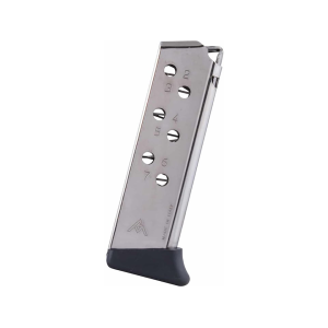 Mec-Gar Magazine Walther PPK 32 ACP 7-Round with Finger Rest Floor Plate Steel Nickel