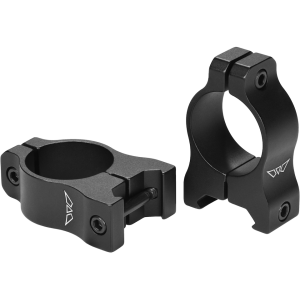 Warne Vapor Picatinny 1" Scope Rings Matte Black Medium