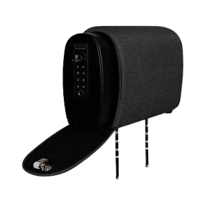 The Headrest Safe Company Slide Headrest Safe and Non-Safe Bundle Charcoal Cloth
