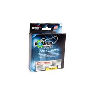 Power Pro Maxcuatro Braided Fishing Line 50lb 150yd Hi-Vis Yellow - Power Pro