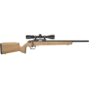 Springfield Armory 2020 Rimfire Target Bolt Action Rifle 22 Long Rifle 20" Matte Blued Threaded Barrel Black Frame Coyote/Black Precision Stock with Scope - Springfield Armory