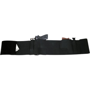 Bulldog Deluxe Belly Band Holster Ambidextrous Universal Medium Nylon Black