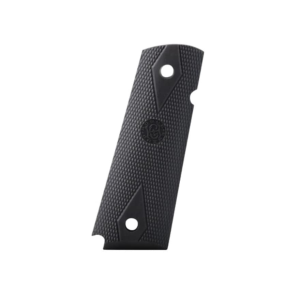 Hogue Rubber Grip Panels Checkered with Diamonds for 1911 Government, Commander Pewter