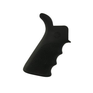 Hogue OverMolded Beavertail AR-15 Pistol Grip with Finger Grooves Rubber Black