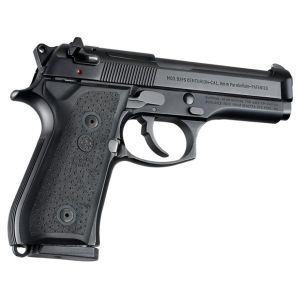 Hogue Rubber Grip Panels for Beretta 92, 96 Black