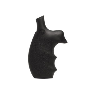 Hogue Bantam Grips for with Top Finger Groove S&W K, L-Frame Round Butt Rubber Black