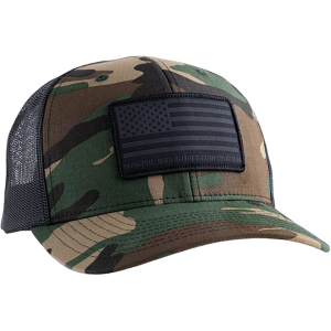Magpul Mens Standard Patch Trucker Hat Woodland Camo
