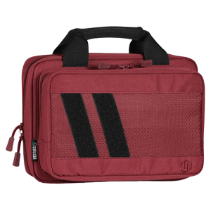 Savior Equipment Specialist Low Profile Double Pistol Case 13" Polyester Red