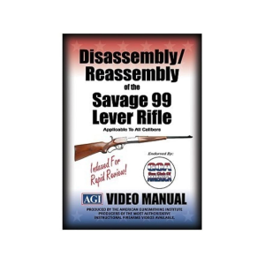 American Gunsmithing Institute (AGI) Disassembly and Reassembly Course Video "Savage Arms 99 Lever Action Rifles" DVD