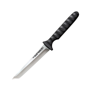 Cold Steel Spike Fixed Blade Knife 4" Tanto Point 4116 Krupp Satin Blade Griv-Ex Handle Black