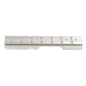 Power Custom 1-Piece Weaver Scope Base Ruger Mark II Silver