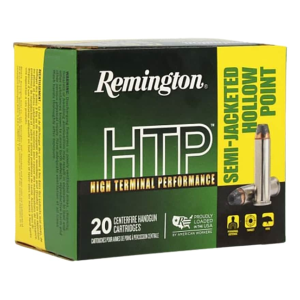 Remington High Terminal Performance (HTP) 38 Special Ammo 110 Grain Semi-Jacketed Hollow Point Box of 20