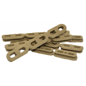 Troy Industries Squid Grip Inserts for M-LOK Handguards Rubber Flat Dark Earth 7PK