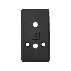 Arisaka Defense Offset Red Dot Mounting Plate Leupold DeltaPoint Pro Aluminum Black