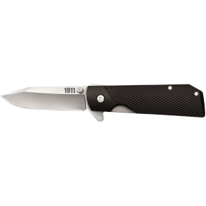 Cold Steel 1911 Pocket Knife 3" Clip Point 4034 Stainless Blade Griv-Ex Handle Black