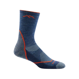 Darn Tough Men's Light Hiker Micro Crew Socks Denim Large