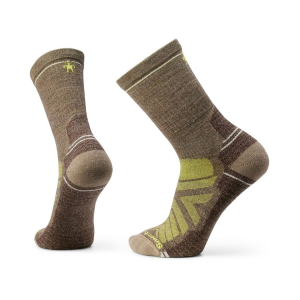 Smartwool Men's Hike Light Cushion Crew Socks Military Olive/Fossil Large