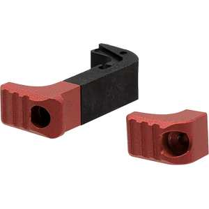 Strike Industries Modular Magazine Release for Glock 17, 19, 19X, 22, 23, 26, 27, 31, 32, 33, 34, 35, 37, 38, 39, 45 Gen 4, 5 Aluminum Red