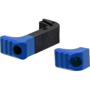 Strike Industries Modular Magazine Release for Glock 17, 19, 19X, 22, 23, 26, 27, 31, 32, 33, 34, 35, 37, 38, 39, 45 Gen 4, 5 Aluminum Blue