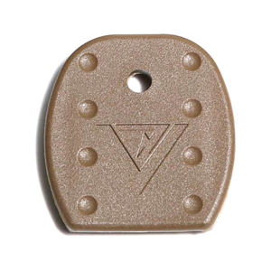 Vickers Tactical Magazine Floor Plate for Glock 9mm, 40 S&W, 357 SIG, 45 GAP Metal Lined Magazine Polymer Tan 5PK