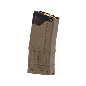 Lancer Systems L5 AWM 10/20 Advanced Warfighter AR-15 Magazine 223 Remington, 5.56x45mm, 300 AAC Blackout 10-Round Polymer Opaque Flat Dark Earth