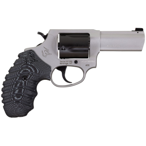 Taurus Defender 605 357 Magnum Revolver 3" Stainless Barrel 5 Round Black/Gray Grip