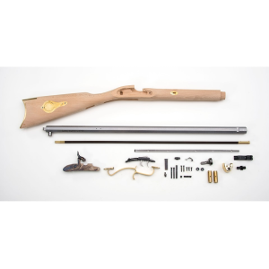 Traditions St. Louis Hawken Muzzleloading Rifle Kit 50 Caliber 28" In the White Barrel Walnut Stock