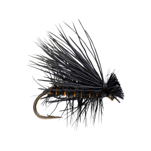 RIO Elk Hair Caddis Dry Fly Black Size 14 12PK