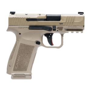 Canik Mete MC9L 9mm Luger Pistol 3.18" Barrel 17+1 Round Desert Sand Slide Flat Dark Earth Grip Flat Dark Earth Frame