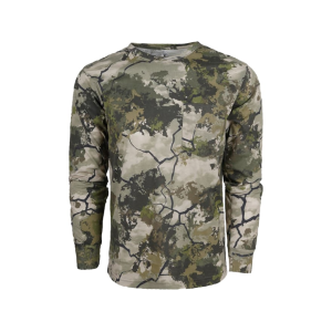 Kings Camo Men's Classic Long Sleeve Crew Neck T Shirt KC Ultra Large