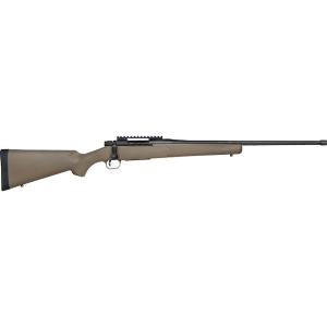 Mossberg Patriot Bolt Action Rifle 308 Winchester 22" Fluted Blued Barrel Blued Frame Flat Dark Earth Field Stock
