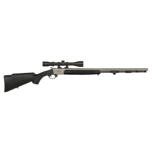Traditions Pursuit VAPR XT 50 Caliber Muzzleloading Rifle 26" Stainless Steel Barrel Black Stock with 3-9x 40mm Scope