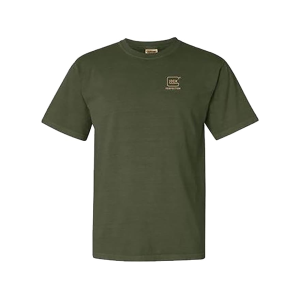 Glock Men's Perfection Logo Short Sleeve Crew Neck T Shirt Green Large