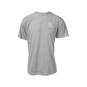 Glock Men's Perfection Logo Short Sleeve Crew Neck T Shirt Gray XL