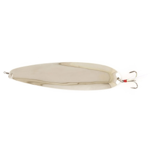 Nichols Lures Ben Parker Super Magnum Flutter Spoon Silver Chrome
