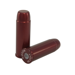 A-ZOOM Action Proving Dummy Round, Snap Cap 45 Long Colt Aluminum 6PK